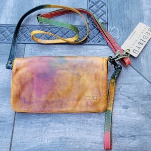 Bed Stu Cadence Crossbody Bag /Wristlet In Monarch Tie Dye